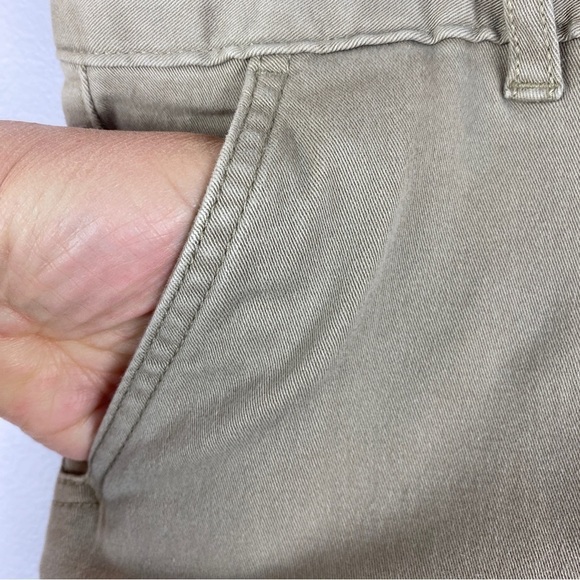 EDDIE Bauer Tan Boyfriend Fit Mid Rise Pants Size 14 - Picture 5 of 12